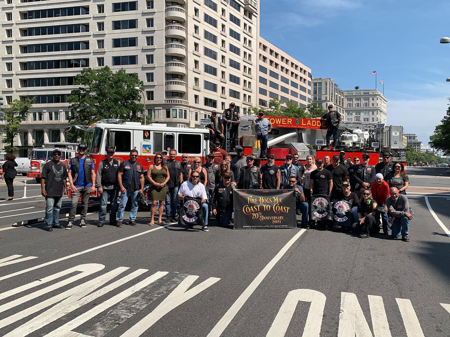 Fire Hogs LAFD Fire Hogs Set off for a 3,000 Mile Ride to Honor Fallen Heroes ...